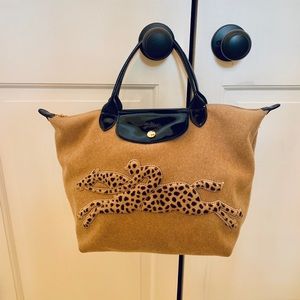 Longchamp Wool Le Pliage Model Desposé